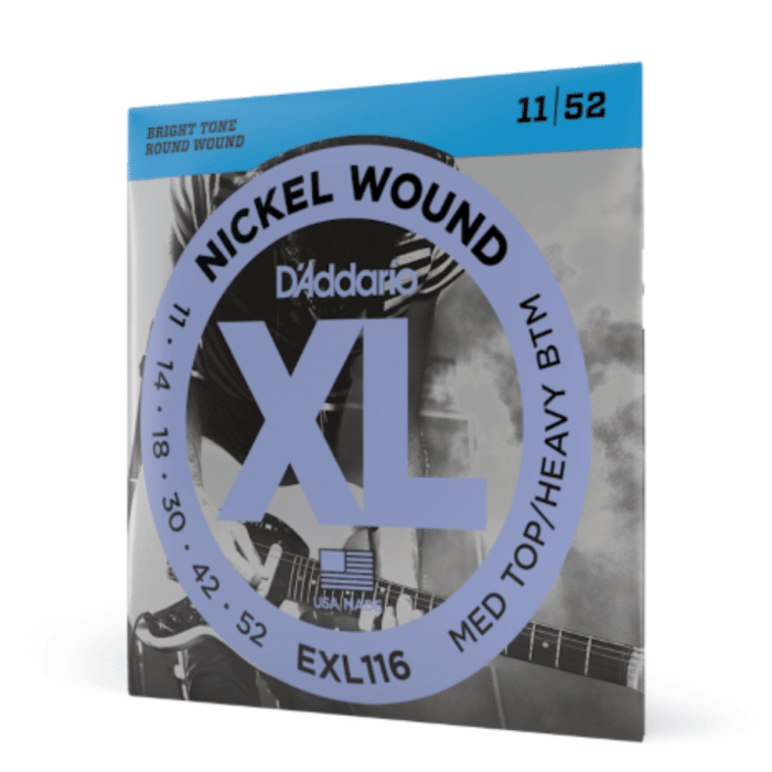 Cuerdas de Eléctrica D’addario EXL 116 Nickel Wound 11-52