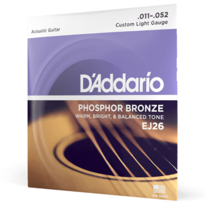 Cuerdas de Acústica D’addario EJ26 Phosphor Bronze