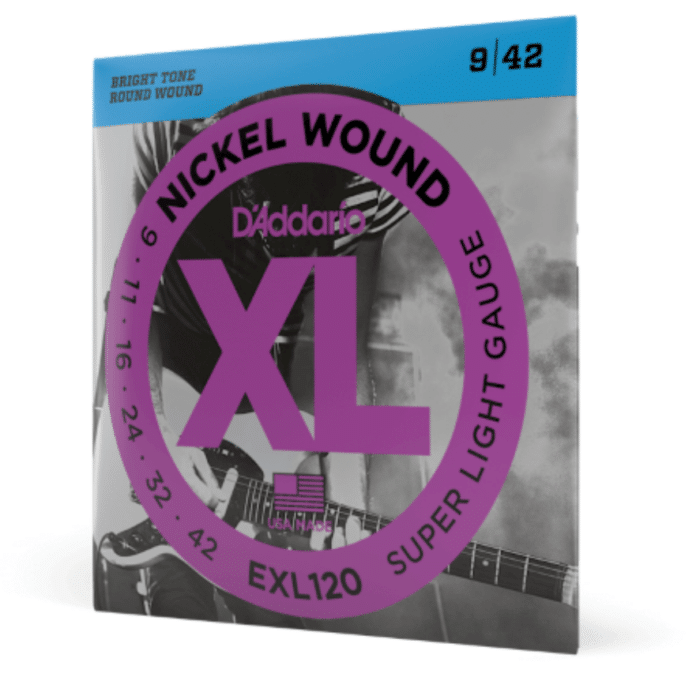 Cuerdas de Eléctrica D’addario 9/42 (EXL 120)