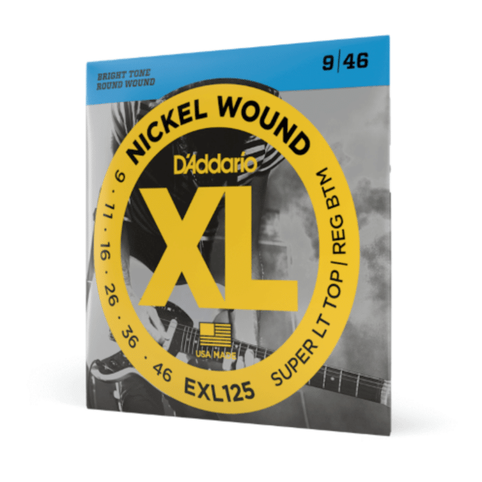 Cuerdas de Eléctrica D’addario 9/46 EXL 125