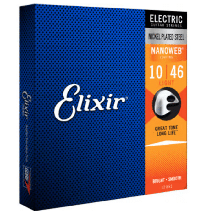 Cuerdas de Eléctrica ELIXIR NANOWEB LIGHT 10-46