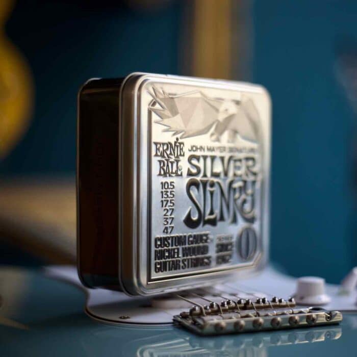 Cuerdas de Eléctrica Ernie Ball 3818 Silver Slinky John Mayer Pack 3